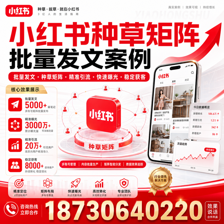 萍乡小红书种草矩阵批量发文案例