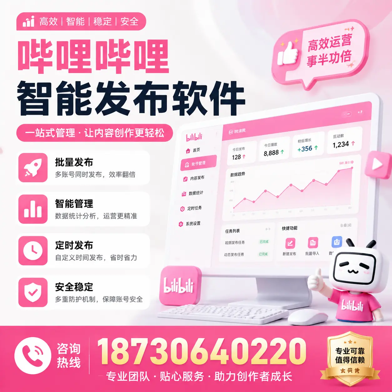 如何评估哔哩哔哩智能发布软件的ROI?萍乡 企业必读